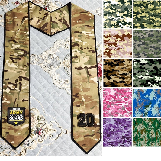2021 Camouflage Graduation Stole (Free shipping)