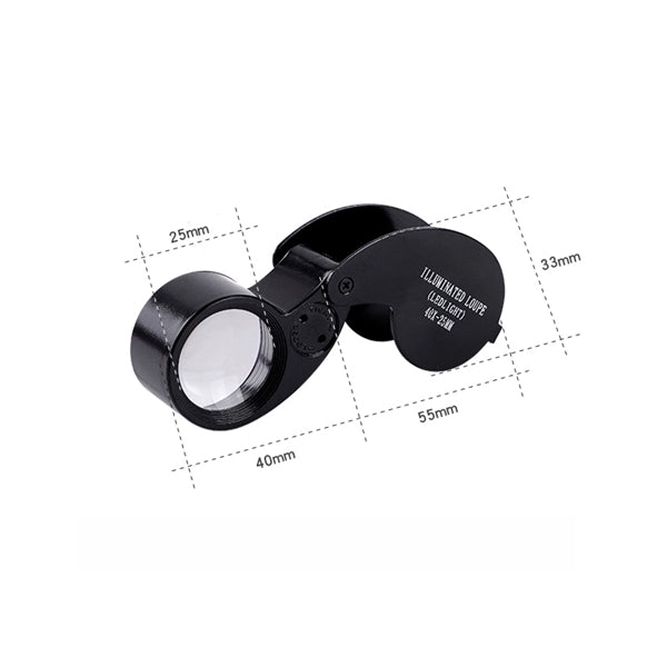 40X Foldable Loupe Magnifier