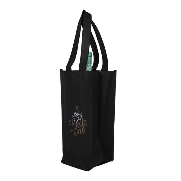 Hospitality Non-Woven Wine Bag (1 Color Imprint)