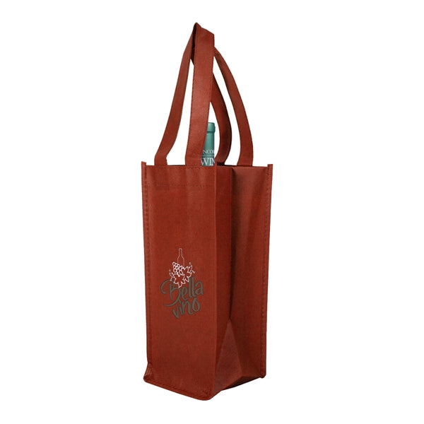 Hospitality Non-Woven Wine Bag (1 Color Imprint)