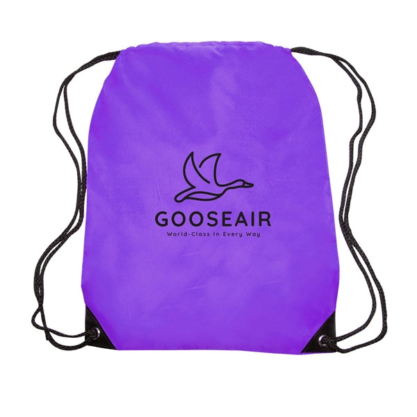 Venture Drawstring Backpack (1 Color Imprint)