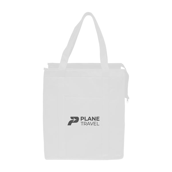 Stay Cool Non-Woven Insulated Tote Bag (1 Color Imprint)