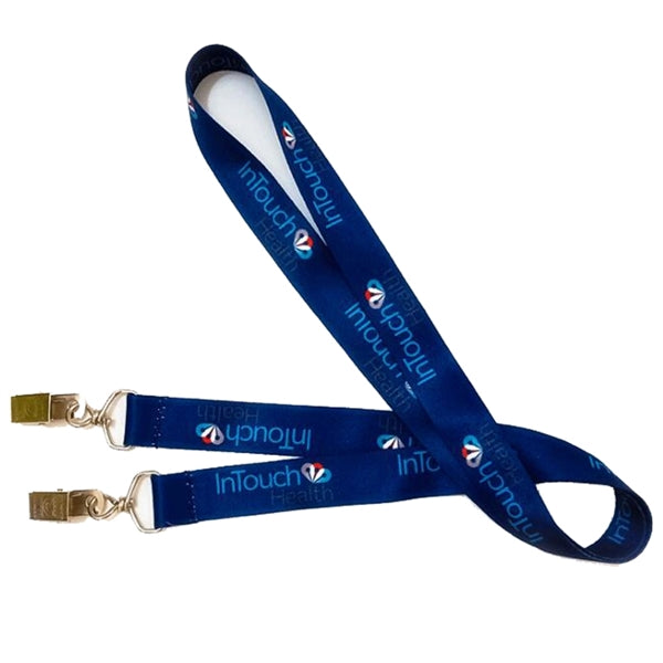 3/4" Double Ended Clips Lanyard