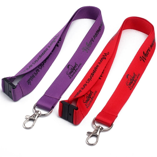 3/4" Bulldog Hook Lanyard With Back Breakaway Buckle