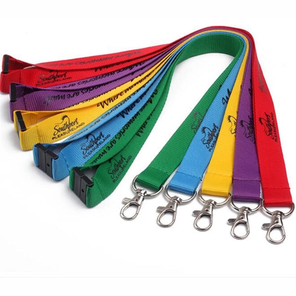 3/4" Bulldog Hook Lanyard With Back Breakaway Buckle