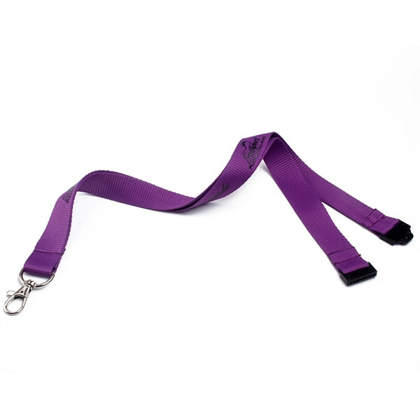 3/4" Bulldog Hook Lanyard With Back Breakaway Buckle