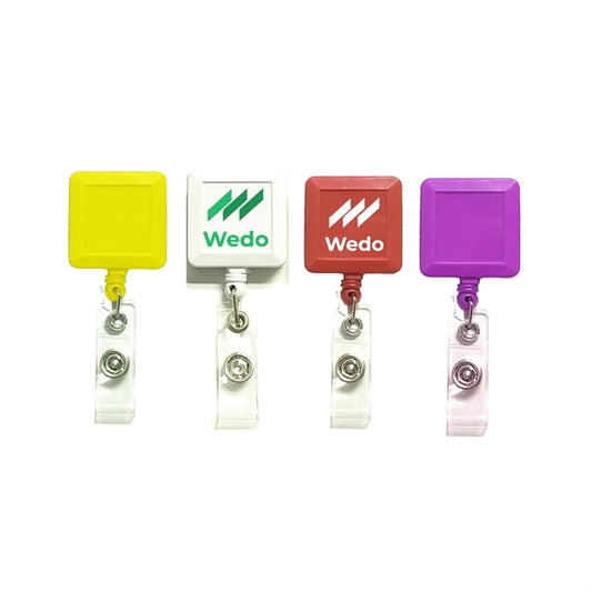 Retractable Badge Holder-Square