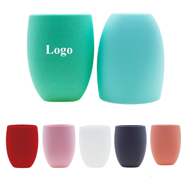 Outdoor Camping Unbreakable Rubber Silicone Wine Glasses