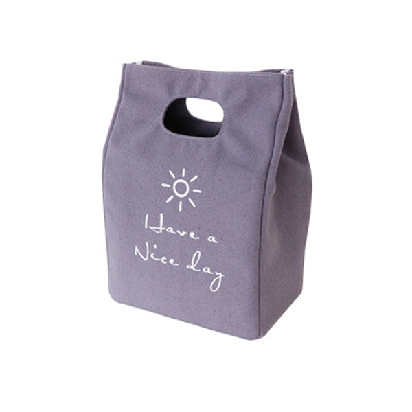 Creative Canvas Insulated Tote Bag For Grocery/Lunch