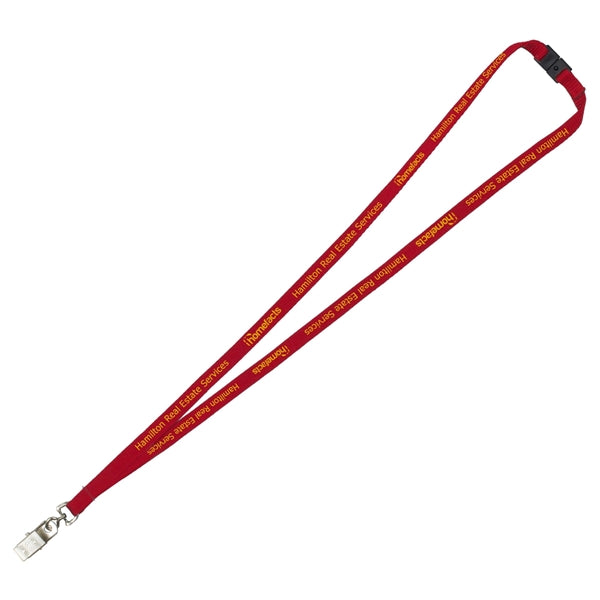 3/8" Super Soft Polyester Multi-Color Sublimation Lanyard