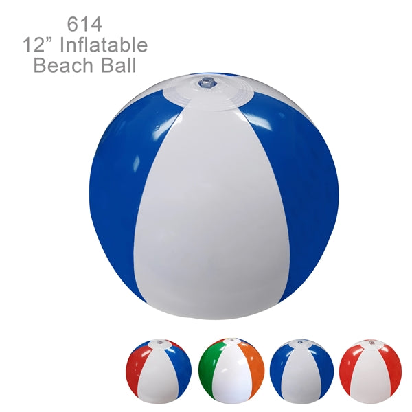 Popular ! 12" Inflatable Beach Ball with 6 Panels