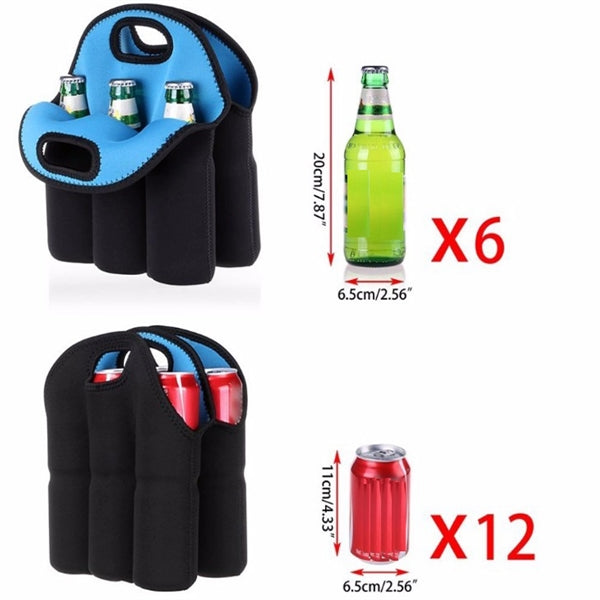 Neoprene 6 Pack Beer Bottle Carrier