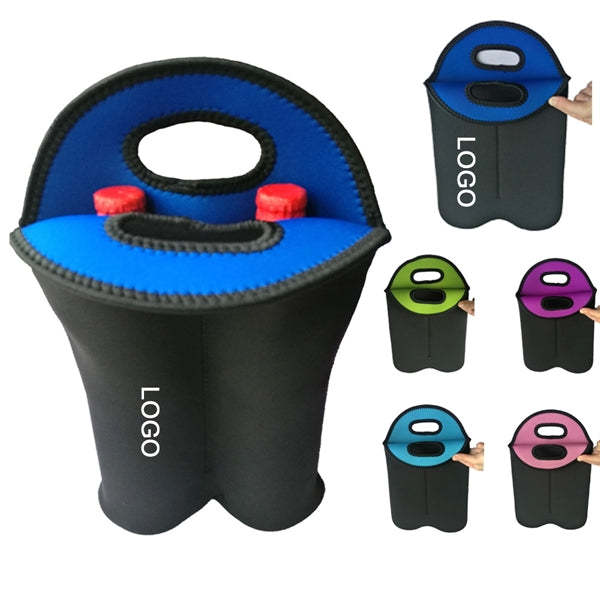 2 Bottles Neoprene Wine Carrier