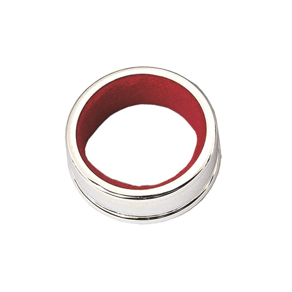 Regal Wine Bottle Drip Collar, Silver Plated