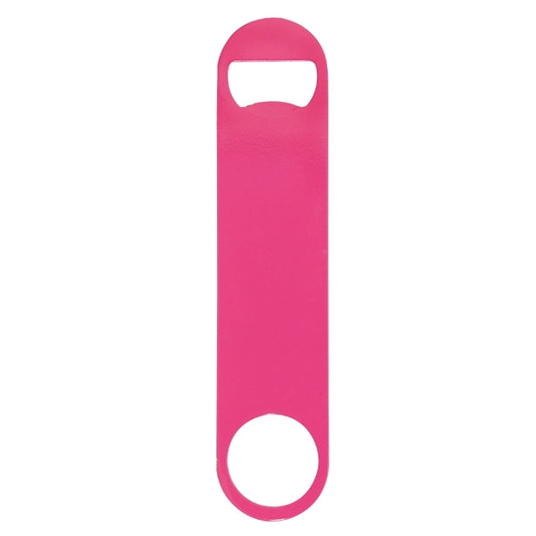Paddle Style Powder Coated Steel Bottle Opener