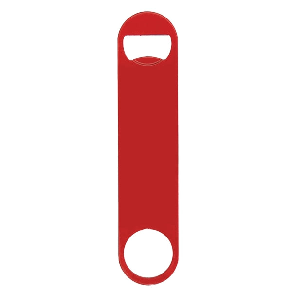 Paddle Style Powder Coated Steel Bottle Opener
