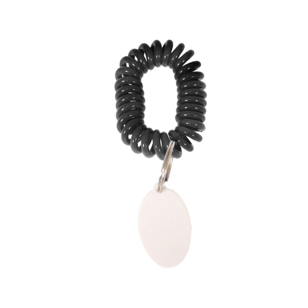 Bracelet Wrist Coil w/Tag Keyring