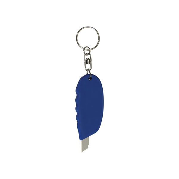 Mini Blade Box Cutter Knife w/Grip Handle Keyring