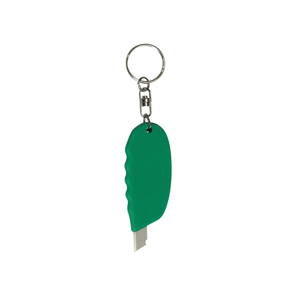 Mini Blade Box Cutter Knife w/Grip Handle Keyring