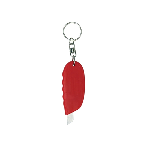 Mini Blade Box Cutter Knife w/Grip Handle Keyring