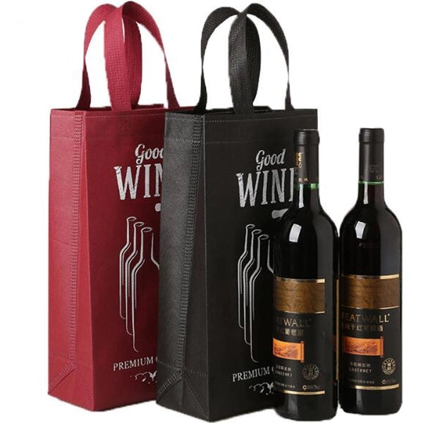 Nonwovens Two Bottle Wine Bag
