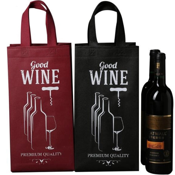 Nonwovens Two Bottle Wine Bag