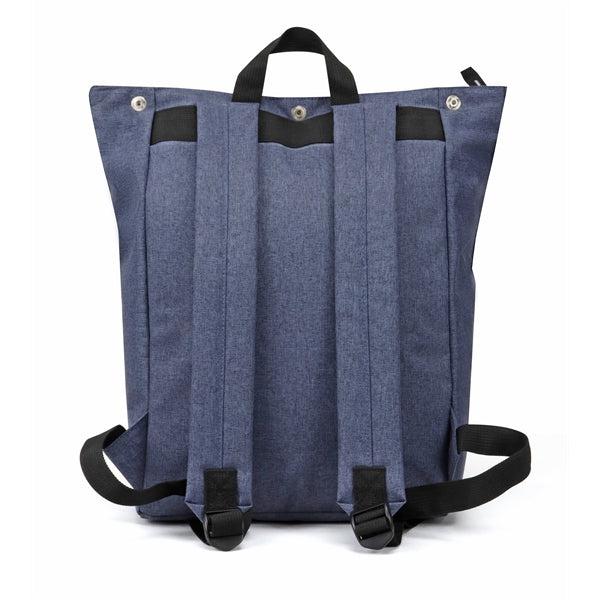 Zippered Computer Backpack with Snap Closure