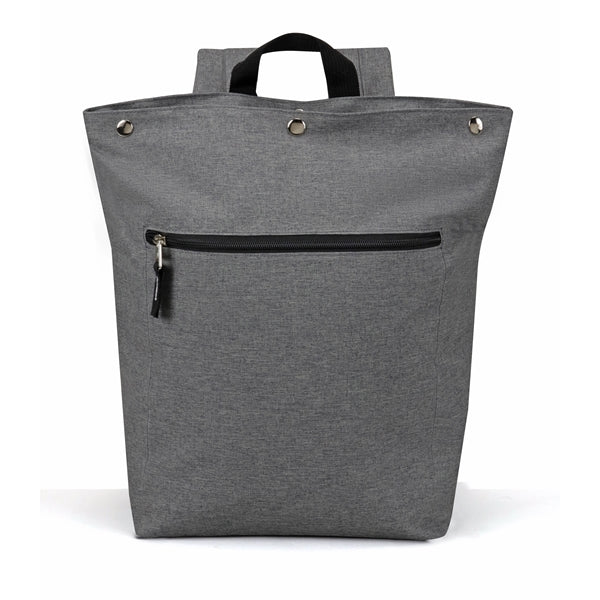 Zippered Computer Backpack with Snap Closure