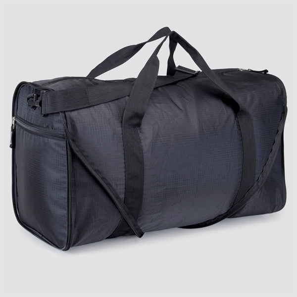 Foldable Lightweight Ripstop 20" Duffel Bag- Fold Packed 9"