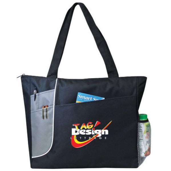 Poly Zippered Tote Bag