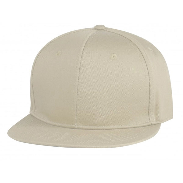 6 Panels Style (Constructed) Chino Cotton Twill w/ Flat Bill
