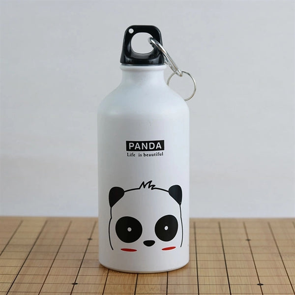 16oz Aluminum Kids Sports Drink Bottle With Carabiner