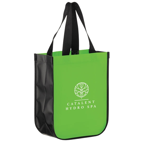 Matte Laminated Designer Tote Bags Curved Corners - Screen