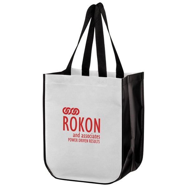 Matte Laminated Designer Tote Bags Curved Corners - Screen