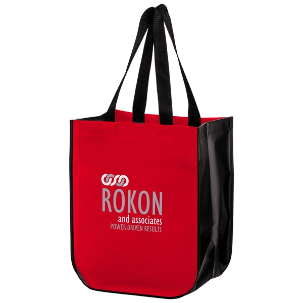 Matte Laminated Designer Tote Bags Curved Corners - Screen