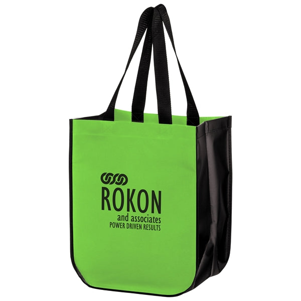 Matte Laminated Designer Tote Bags Curved Corners - Screen