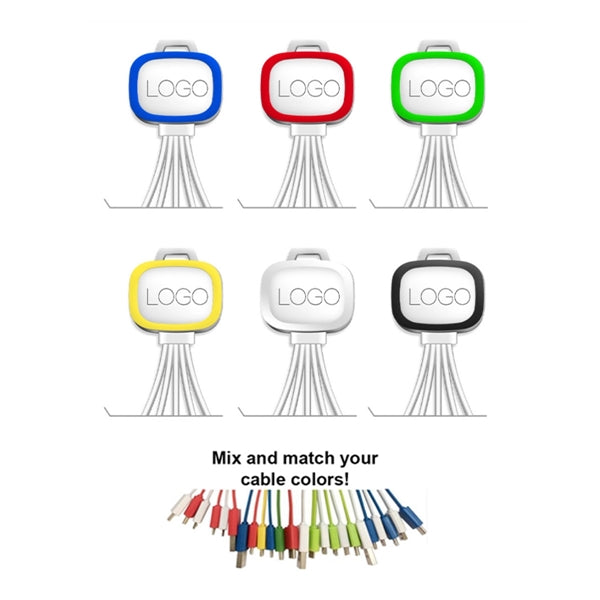 Light up 5-In-1 USB Charging Cable