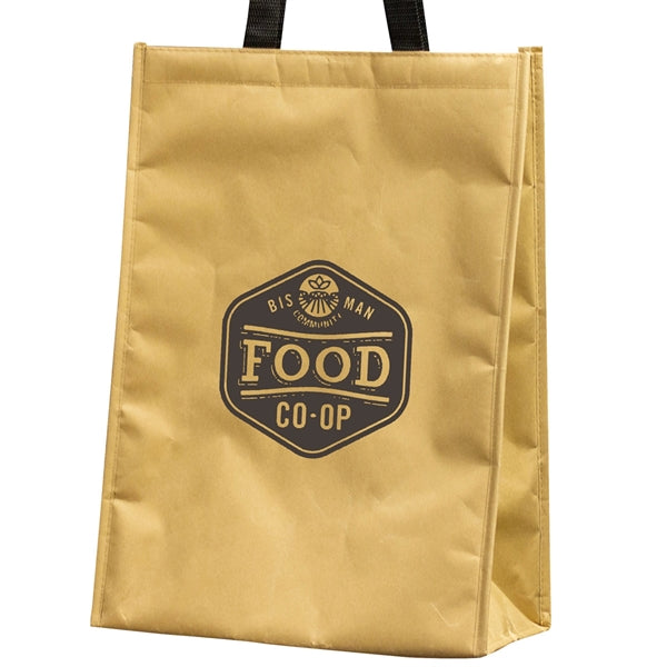 Kraft Insulated Grocery Tote Bag