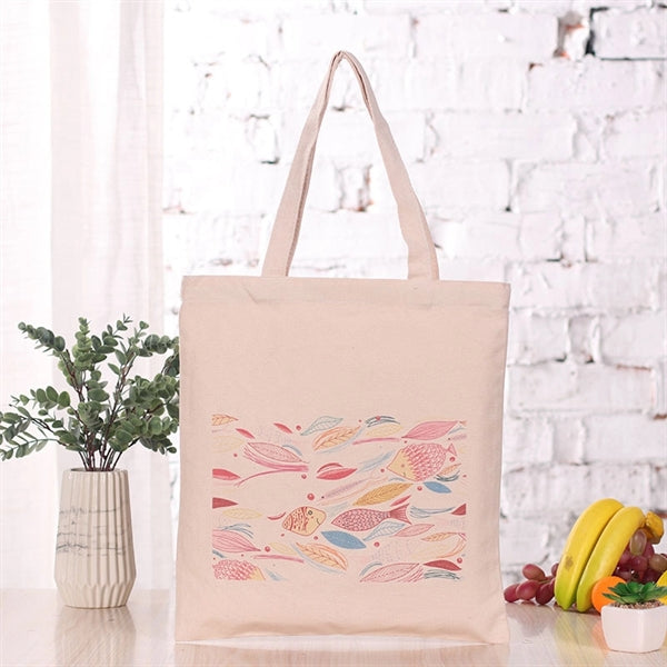 Natural Cotton Canvas Tote Bag
