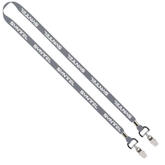 Import Rush 1/2" Polyester 2-Ended Lanyard with Crimps