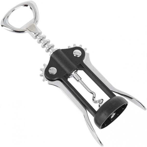 Premium Wing Corkscrew bottle opener with Linen Pouch