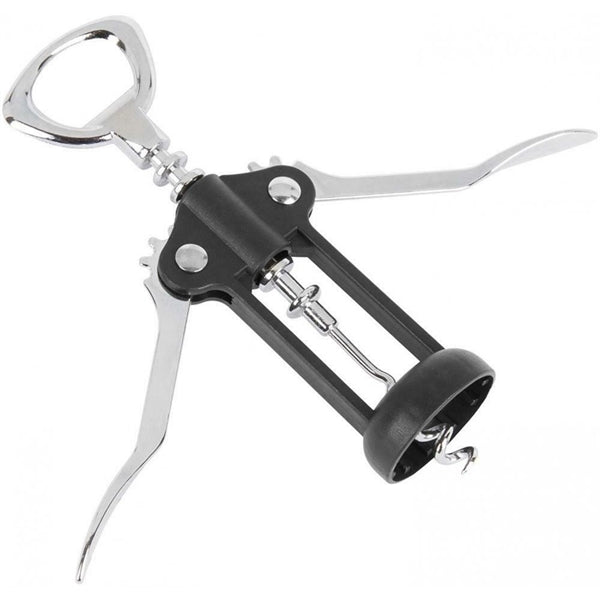 Premium Wing Corkscrew bottle opener with Linen Pouch