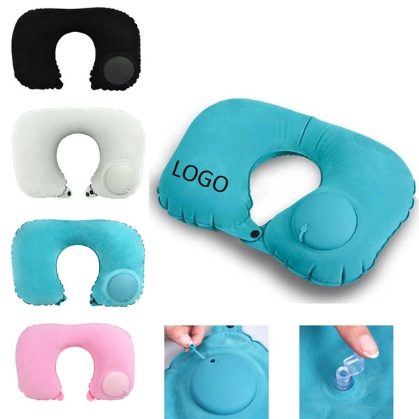 Air Pump Inflatable Neck Pillow