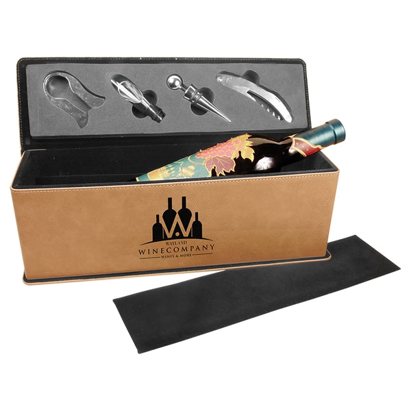 Lane Leatherette Wine Box & Tools