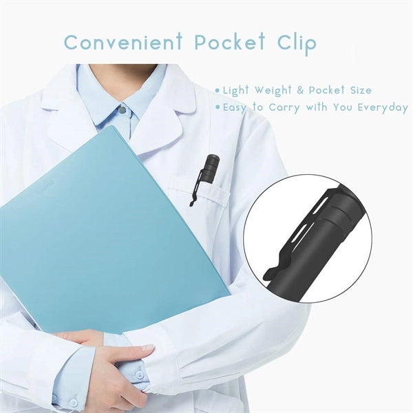 Mini LED Medical Flashlight with 2 Colors of Light
