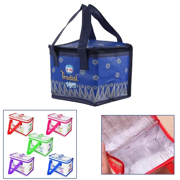 Full Color Imprint Non-woven Lunch Cooler Bag