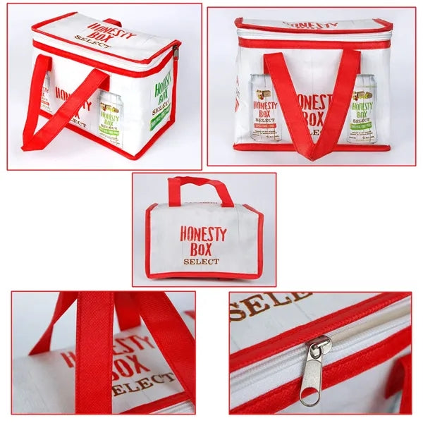 Full Color Imprint Non-woven Lunch Cooler Bag