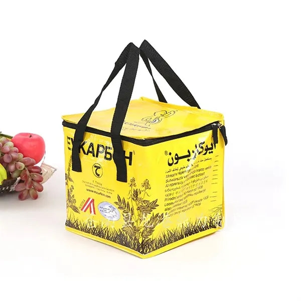 Full Color Imprint Non-woven Lunch Cooler Bag