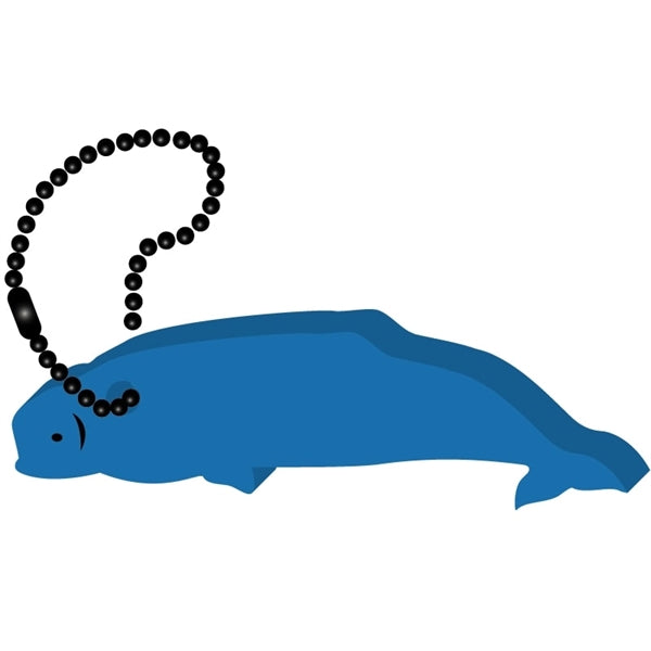 Beluga Whale Key Tag