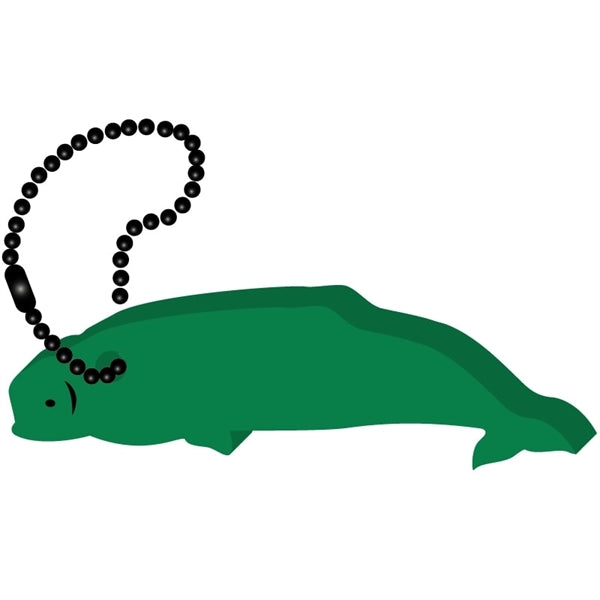 Beluga Whale Key Tag